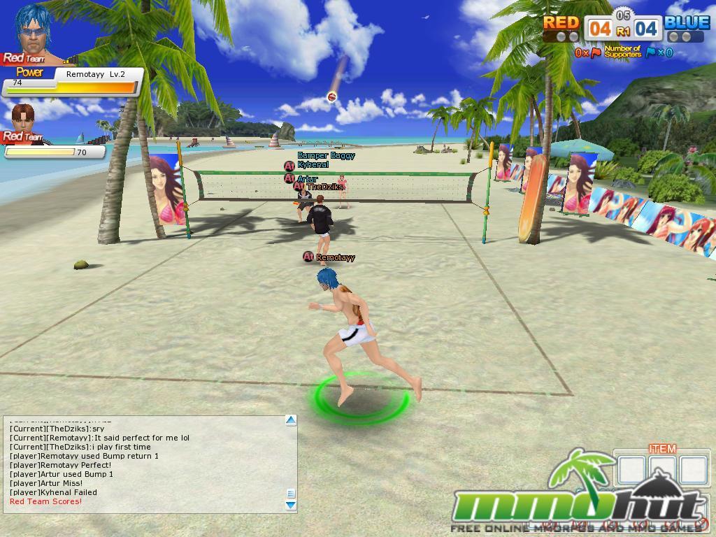 Beach Volleyball Game
